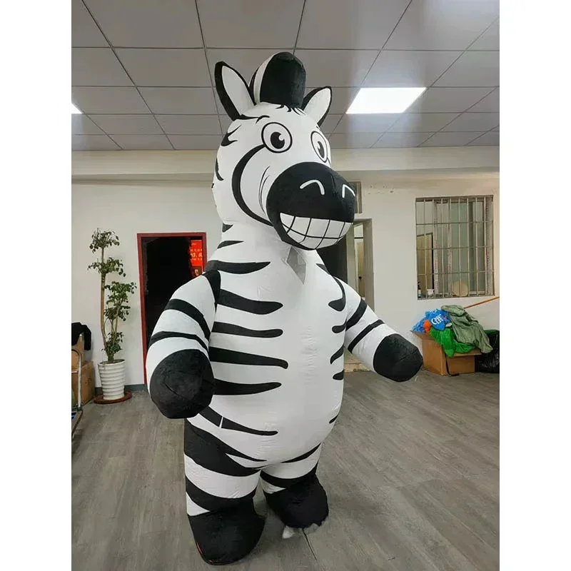 Inflatable Zebra Mascot Costum - Event Party ulasan dan harga