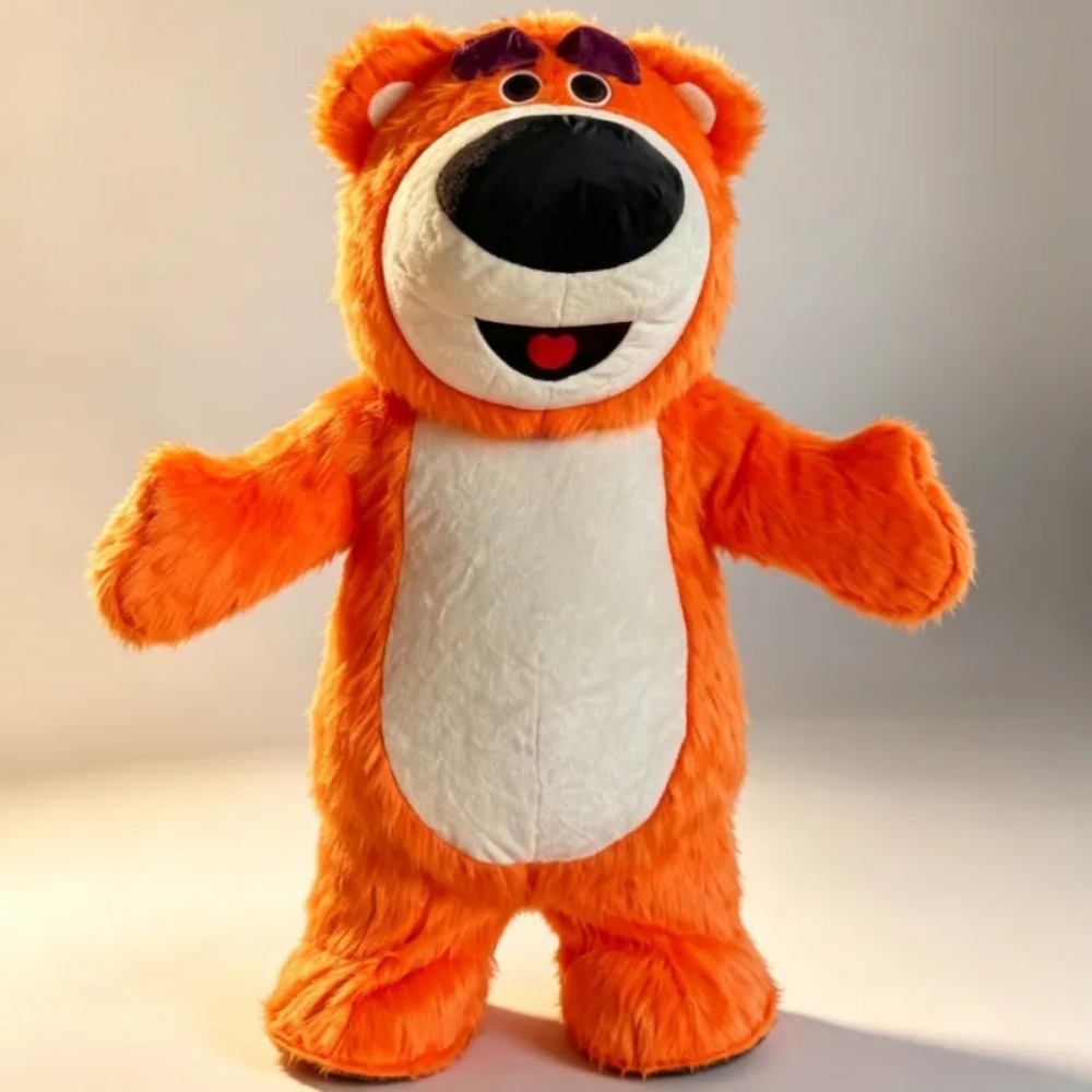 Inflatable Orange Bear Mascot  - Event Party ulasan dan harga