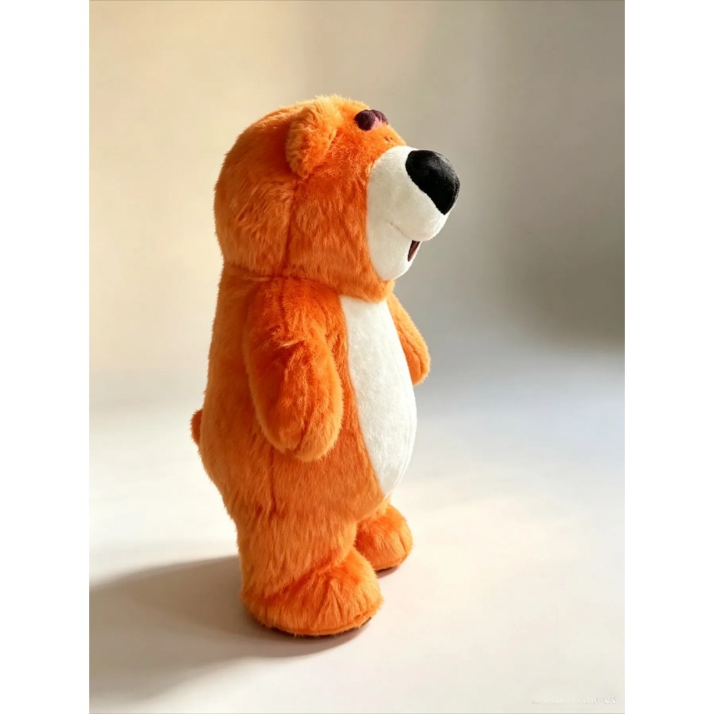 Inflatable Orange Bear Mascot  - Event Party ulasan dan harga