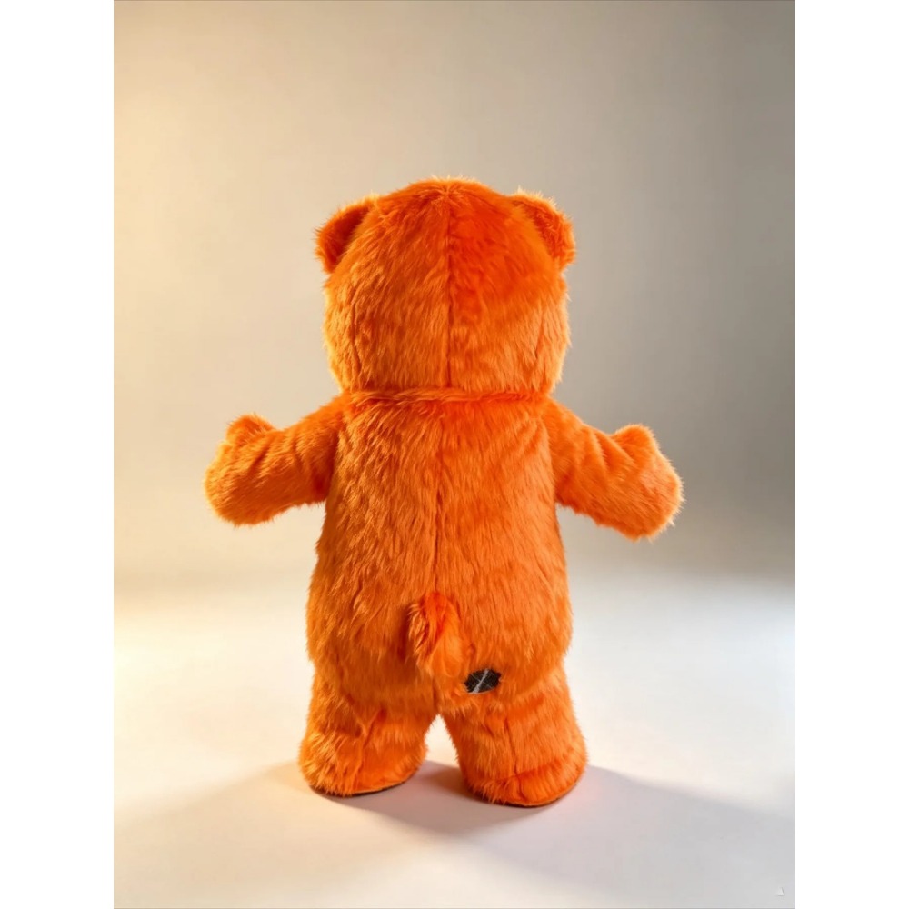 Inflatable Orange Bear Mascot  - Event Party ulasan dan harga