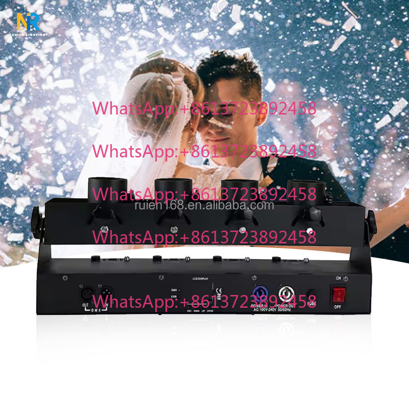 Dmx 512 Four-Tube Confetti Mac - Confetti Cannon Tube ulasan dan harga
