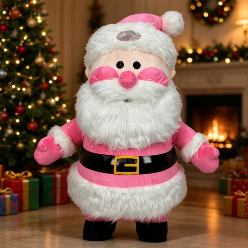 Pink Santa Claus Inflatable Ma - Event Party ulasan dan harga