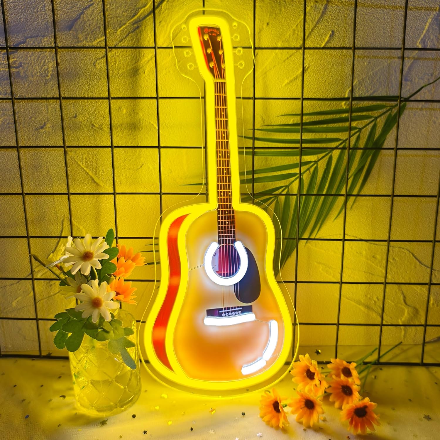 Acoustic Guitar LED Neon Sign  - Neon Sign Party ulasan dan harga