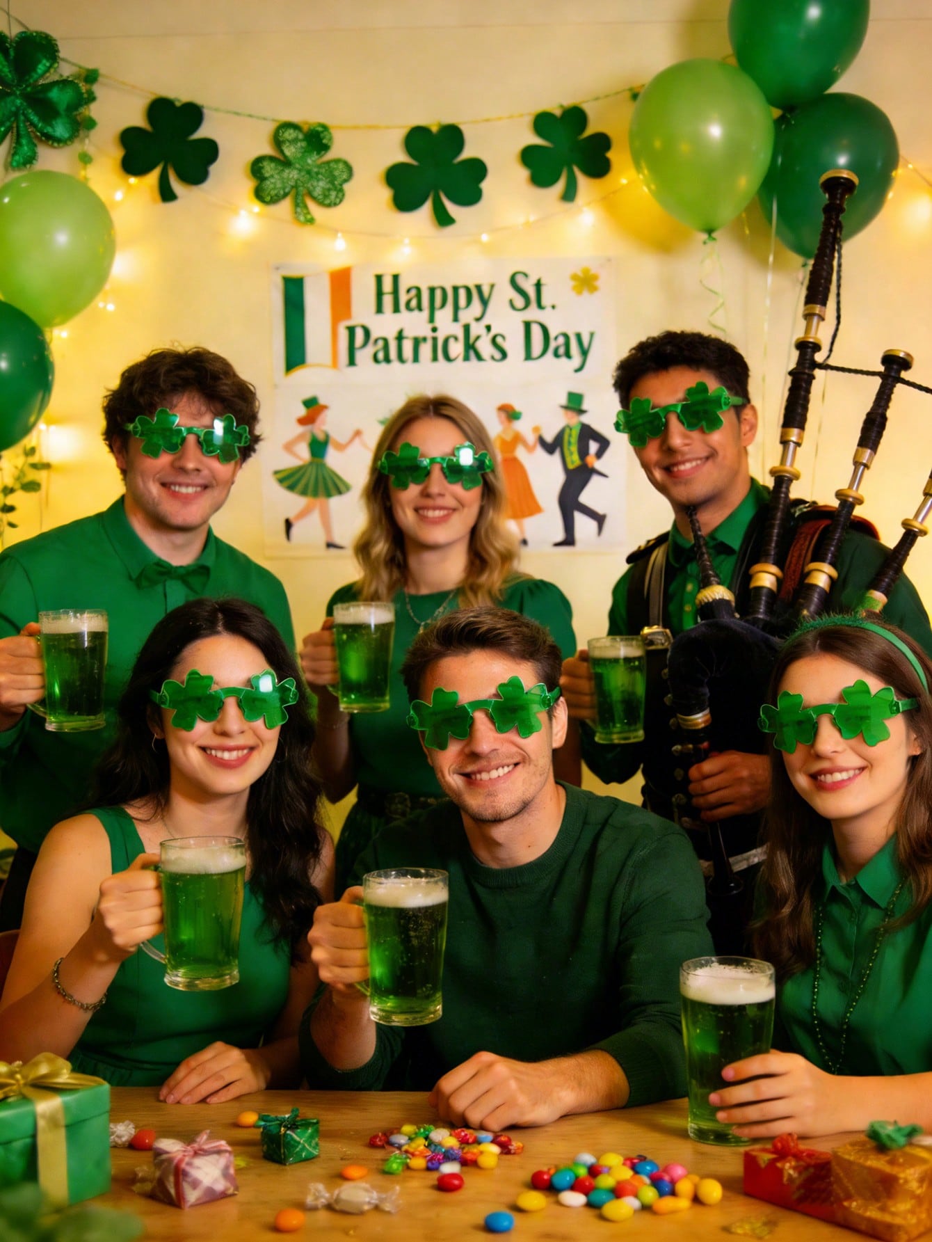 12/6/1 Pair St. Patrick's Day  - Supply Event ulasan dan harga